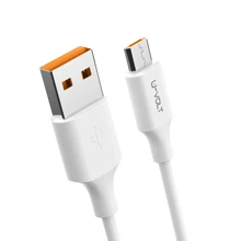 Cable Tipo V8 2.4a 1 Metro Carga Rapida U-VOLT transferencia datos Garantia - Blanco - Ver 2