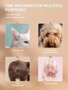 1入組無電池寵物剃毛器，加寬刀片適用於修剪貓狗毛髮 - 彩色 - 查看 6