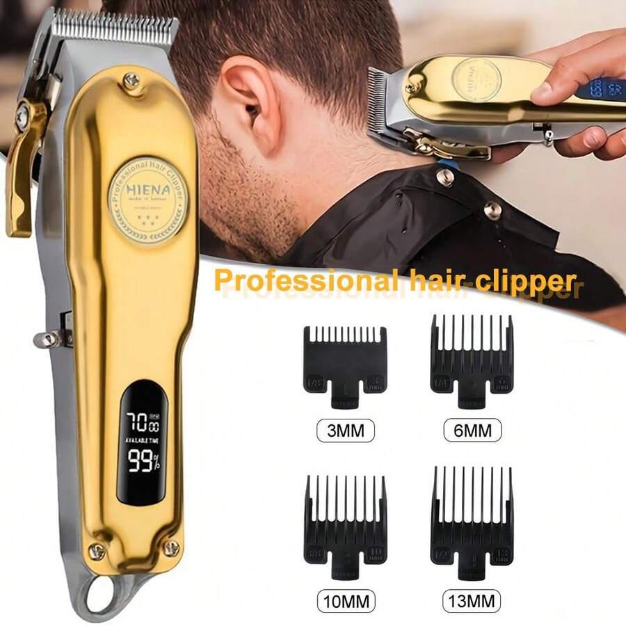 USB Cordless Hair Clippers For Men, Electric Professional Beard Trimmer
