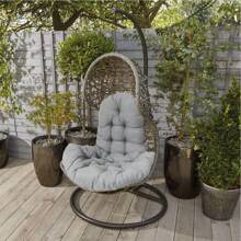 Live And Home 3 Colors Outdoor Tufted Hanging Egg Chair Thick Cushion,Swing Chair Pad,Swing Chair Seat Cushion,Bench Cushion,Sun Lounger Rocking Cushion,Hanging Chair Backrest Pillow,Soft Comfortable Basket Chair Seat Cushion,Hammock Chair Seat Pads,Sofa Cushion,Chair Seat Mat For Relaxer Patio Garden Lounge