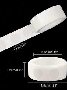 6pcs/4pcs/2pcs/1pc 双面胶点，高粘性，适用于气球装饰和工艺品，随机中/英文包装，圣诞节 - 白色 - 查看 7