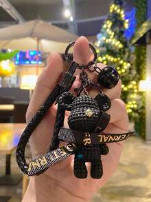 1 Móc khóa hình chú gấu dễ thương, phụ kiện ba lô và túi xách hoàn hảo dành cho nữ! Móc khóa xe búp bê nhựa hoạt hình, mặt dây chuyền túi búp bê gấu thời trang và dễ thương - Nhiều màu - Xem 9