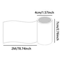 寬80MM，每捲2米的樹屋PET膠帶，森林卡通童話日記貼紙，適用於創意手帳、卡片製作和文具 - Tree House 2 - 查看 2