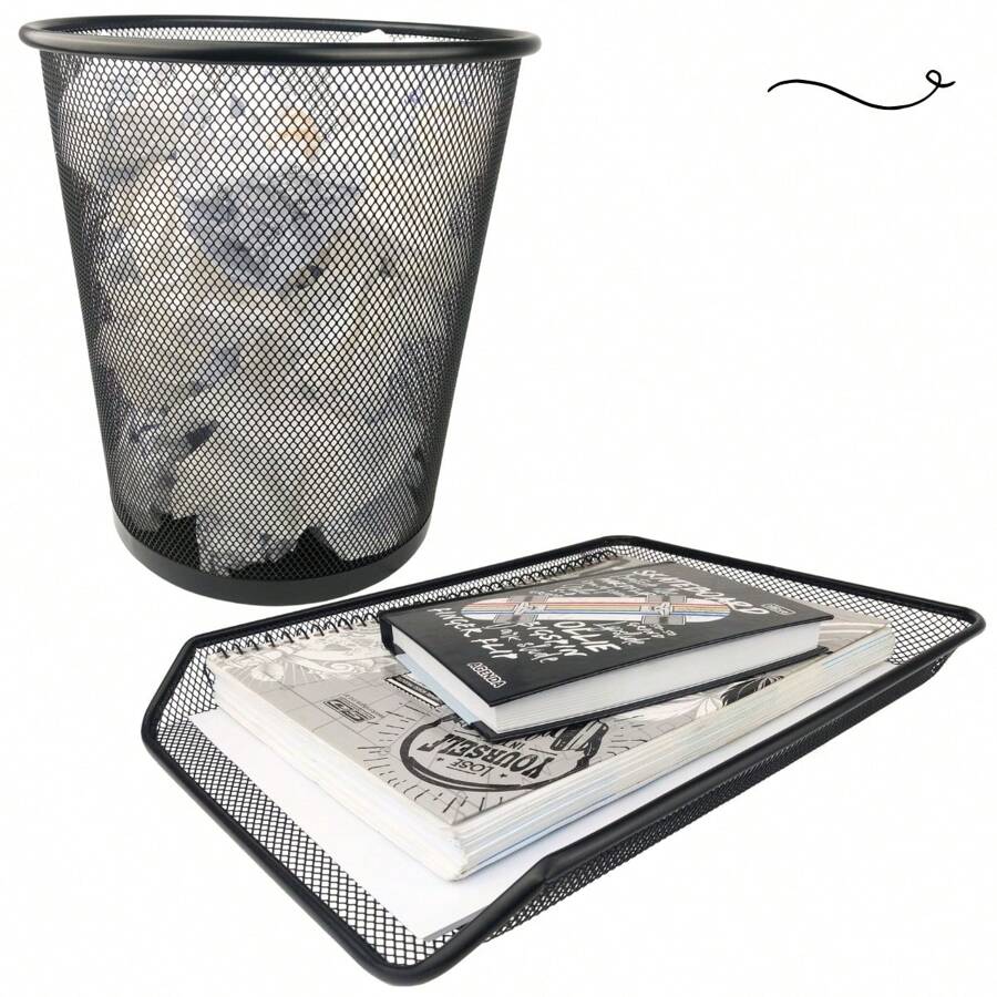 Stationery Storage Boxes - 黑色 - 查看 1