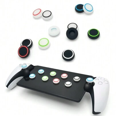 Suitable For Playstation Portal Universal Rocker Cap Thumb Grip Protective Cover Keycap Silicone Caps For Playstation PS 5 Portal Protective Skin Cover 2Pcs