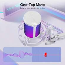 Maono MAONO Gaming USB Microphone, Noise Cancellation Condenser Mic With Mute, Gain, Monitoring, Boom Arm For Streaming, Podcast, Twitch, Discord, PC, Computer, PS4, GamerWave DGM20S