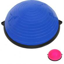 Pelota Bosu de 60 Cm Diametro Entrenamiento y Fitness Terapia Gym - Azul - Ver 2