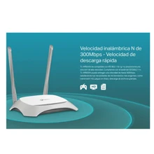 Tp-link Wifi Router Repetidor Acces Point 300mbps, Tl-wr840n - Blanco - Ver 1