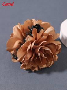 1 Stück schöne Stoff-Kamelien Haarspange für Frauen, einfache Blumen Haarklammer, elegant & zart, perfektes Haarzubehör für Mori-Girl-Stil, Haarspangen, Haarklammern, Haarklips, Haarklammern, Schulbedarf, College Herbst Winter Haarklammern Accessoires für Frauen für Urlaubsoutfits - Verschiedenfarbig - Übersicht 10