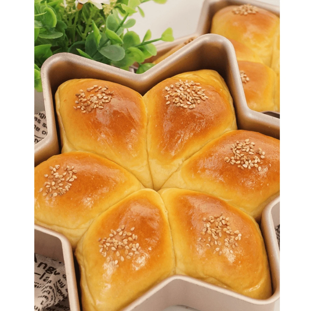 8 Inches Star Shaped Cake Pan Christmas Cake Mold, NonStick Coating 3D Baking Pan For Cakes