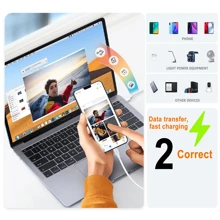 Cable Tipo V8 2.4a 1 Metro Carga Rapida U-VOLT transferencia datos Garantia - Blanco - Ver 6