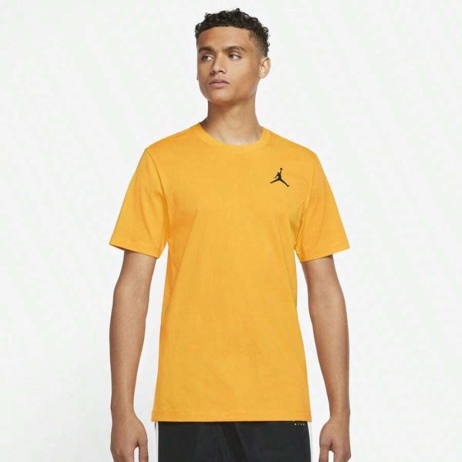 Camiseta bordada con Jumpman de Jordan - para hombre - Taxi/Negro - Ver 1