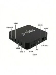 MXQ Pro 5G 4K (Android 11.1) 2gb/16gb Android TV Box para TV por Internet 2.4G/5G - Negro - Ver 4