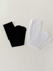 2pcs Girl's Tight Dance Socks With Foot For Ballet - Multicolor - View 7