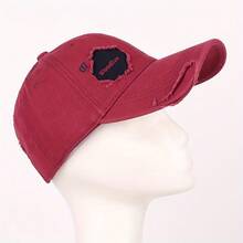 Distressed Baseball Cap Unisex Fashionable Adjustable Hat, New Style With Extra Large And Deep Brim For Sun Protection - A - View 13
