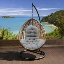Live And Home 3 Colors Outdoor Tufted Hanging Egg Chair Thick Cushion,Swing Chair Pad,Swing Chair Seat Cushion,Bench Cushion,Sun Lounger Rocking Cushion,Hanging Chair Backrest Pillow,Soft Comfortable Basket Chair Seat Cushion,Hammock Chair Seat Pads,Sofa Cushion,Chair Seat Mat For Relaxer Patio Garden Lounge