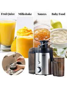 Winning Star Juicer 0.8L Capacity Fully Automatic Wall Breaker Food Supplementary Machine Two-Speed Adjustable Speed Orange Machine For Family Party Restuarant - UK Plug(220-240V) - View 4