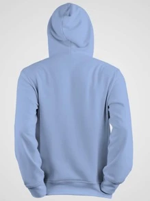 W.R. RIBEIRO Men Hoodies - Baby Blue - View 2