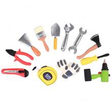 10 pièces/20 pièces/30 pièces Mini outil de réparation en résine, boîte à outils, pince, accessoires de couteau pour scène miniature