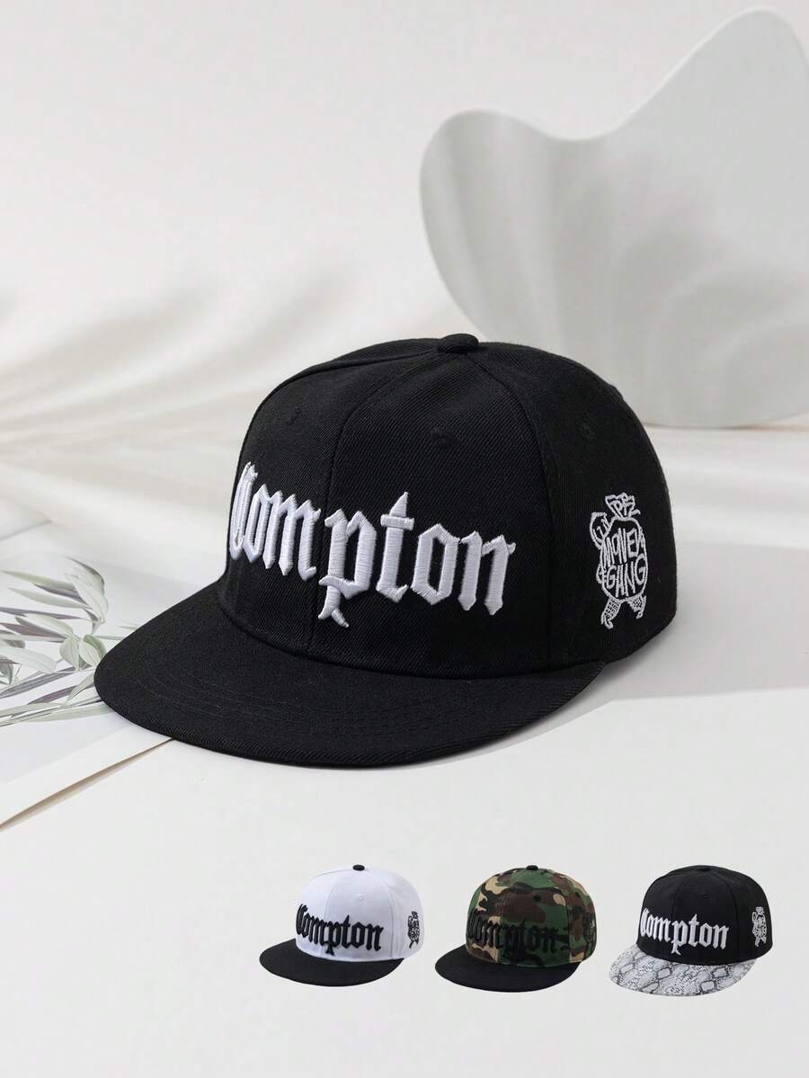 Gorra de béisbol unisex de estilo hip-hop con letras en inglés, ajustable a la circunferencia de la cabeza, sombrero personalizado adecuado para uso diario - A - Ver 1