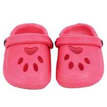 2024年最新暢銷款迷你寵物鞋，貓爪形狀花園鞋玩具，卡通配件，可愛的拖鞋（不含娃娃） - 彩色 - 查看 14