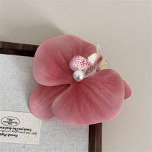 1 szt. Imitacja motyla, kwiat orchidei, spinka do włosów dla kobiet, słodki i elegancki styl, odpowiednia na co dzień, randkę, na zewnątrz, dojazdy do pracy, plażę i wakacje, akcesoria do włosów do fotografii, letnie spinki do włosów, spinki do włosów, spinki do włosów - Wielokolorowe - Zobacz 17