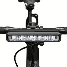 1pc High Brightness Aluminum Alloy Bicycle Light, 2600 Lumens, USB Rechargeable Flashlight Bicycle Front Light - Multicolor - View 4