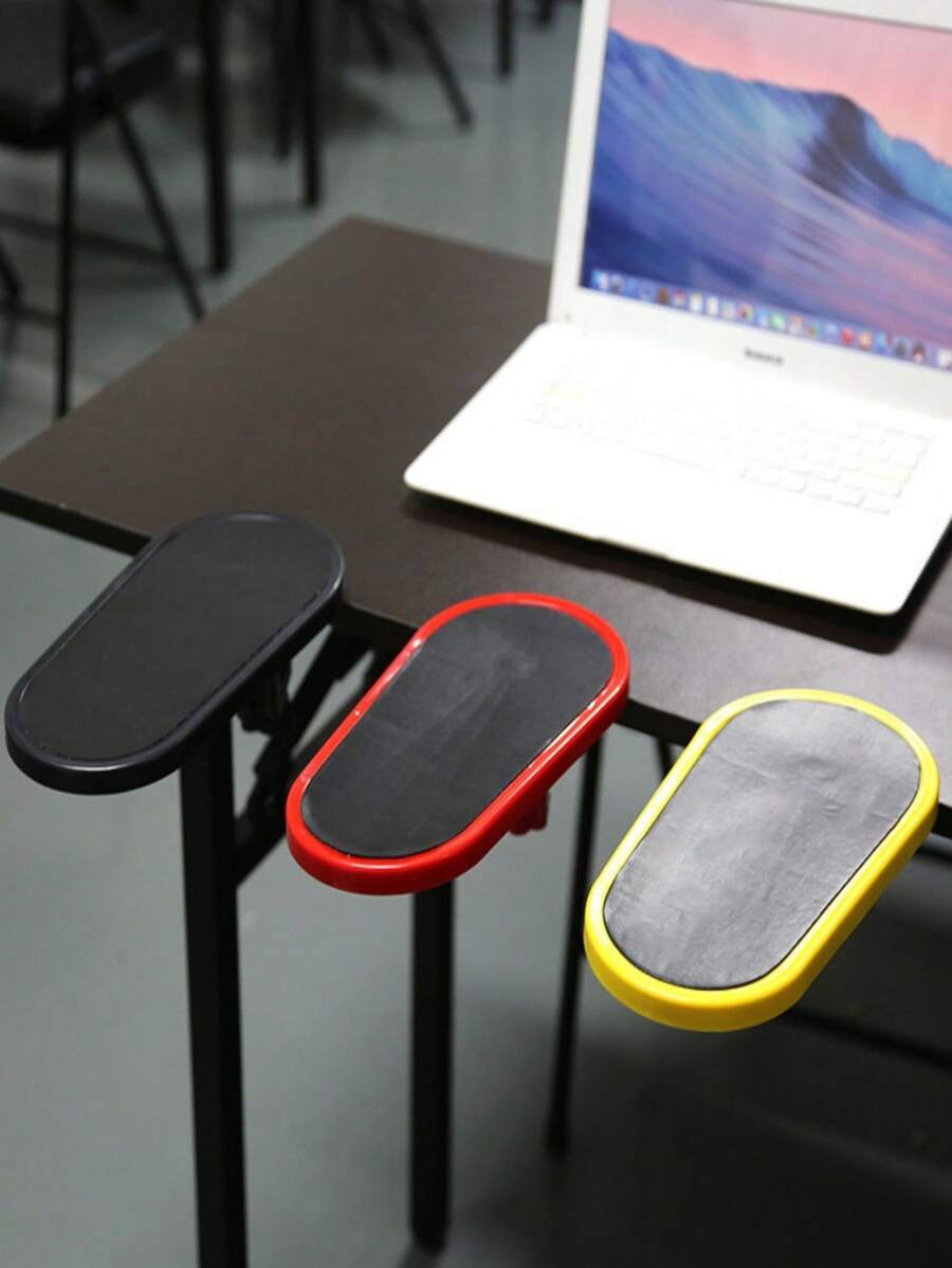 Computer Hand Holder, Arm Rest Mouse Guard Keyboard Tow Computer Hand Tray Bracket Holder Wrist Guard Mouse Pad Rotatable(Height 6cm Or Less, Table Edge Width 4cm Or More Can Be Clipped Up) - Multicolor - View 1
