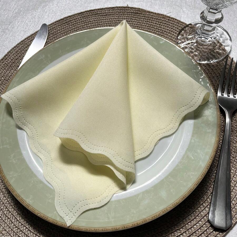 Table Napkins - Light yellow - View 1