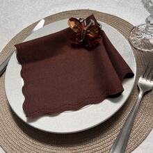 Table Napkins - Chocolate Brown - View 2