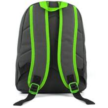 Minecraft Pixel Creeper Backpack (Grey/Green) - Grey/Green - View 2