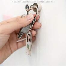 5入組12*16I型磁力圖釘-強力金屬外殼和強大的磁扣 - 彩色 - 查看 5