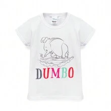 Disney Camiseta blanca con dibujo de Dumbo para niña - Blanco - Ver 1