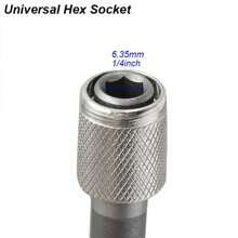 Hammer Drill Adapter SDS Plus Convert To Hex Shank Adapter 1/4inch Hexagonal Converter Rod Bar Electric Hammer Drill Power Screwdriver Bit Holder Socket Impact Driver,Tool Accessories - SDS Hex Adapter - View 8