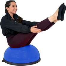 Pelota Bosu de 60 Cm Diametro Entrenamiento y Fitness Terapia Gym - Azul - Ver 4