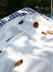 1pc Picnic Mat Outdoor Camping Mat - White - View 3