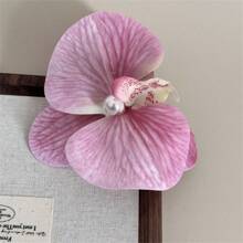 1 szt. Imitacja motyla, kwiat orchidei, spinka do włosów dla kobiet, słodki i elegancki styl, odpowiednia na co dzień, randkę, na zewnątrz, dojazdy do pracy, plażę i wakacje, akcesoria do włosów do fotografii, letnie spinki do włosów, spinki do włosów, spinki do włosów - Wielokolorowe - Zobacz 15