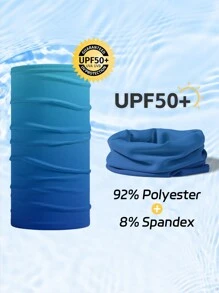 防晒冰丝围巾户外钓鱼骑行运动吸湿排汗多功能管状头巾滑雪面罩 - 彩色 - 查看 3