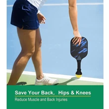 Silicone Pickleball Pickler Outdoor Pickleball Racquet Sports Suction Tools With Accessories New - Black - View 1