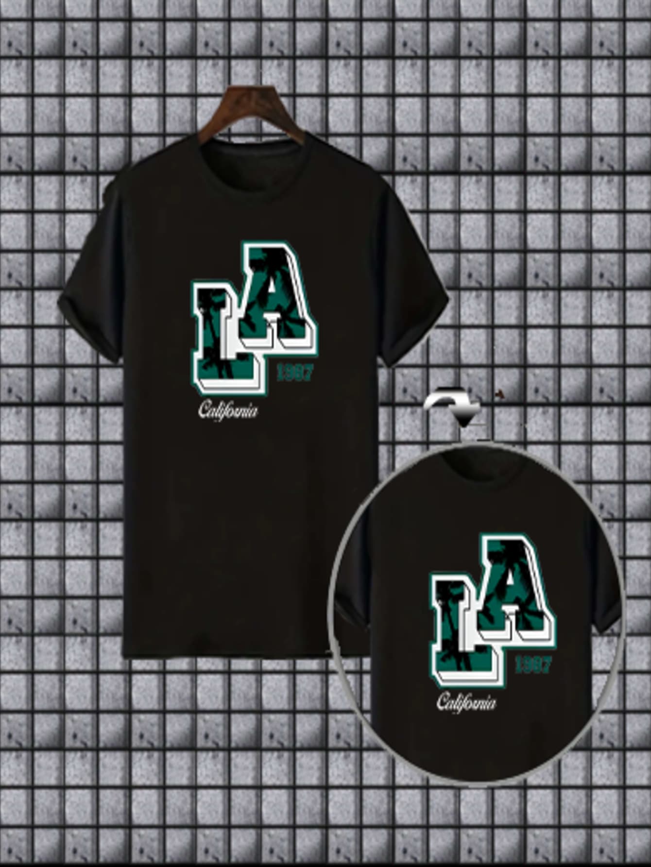 Men T-Shirts - màu đen - Xem 1