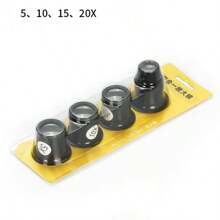 4PCS Watch Repair Tool Watch Repair 5 To 20 Times Magnifying Glass Goggles Goggles Watch Repairing Magnifying Glass Set
