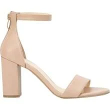 Zapatillas Sandalias Basic Tacón 6 cm Grueso en Color Beige para Dama - Beis - Ver 4