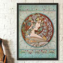 GJCD 1 Áp Phích In Hình Alphonse Mucha, Áp Phích Theo Phong Cách Tân Nghệ Thuật, Giấy In Ảnh Tranh Nghệ Thuật Treo Tường, Hình In Thẩm Mỹ Cổ Điển, Trang Trí Lãng Mạn, Tranh Treo Tường Tác Phẩm Nghệ Thuật Retro Cho Phòng Khách Phòng Ngủ Văn Phòng Nhà Bếp Phòng Trưng Bày Hành Lang Trang Trí Tường Nhà, Không Gọng - Nhiều màu - Xem 18