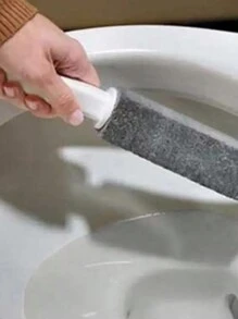 1 件浮石马桶刷，无盲点，强力去除黄色污渍清洁刷，马桶水管清洁工具 - 灰色 - 查看 6