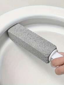 1 件浮石马桶刷，无盲点，强力去除黄色污渍清洁刷，马桶水管清洁工具 - 灰色 - 查看 5