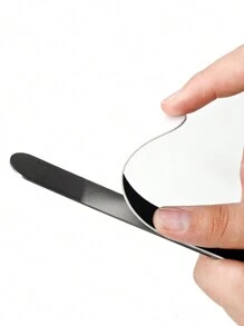 50pcs Replaceable Emery Boards, Reusable And Washable Sand Paper, 100/180/240 Grit (Stainless Steel Plates Sold Separately) - Black - View 12