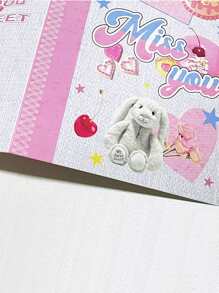 10PCS Korean Ins Fashion Cute 3-Inch Photo Card Back Card Foldable Card Holder Original Ins Folding Card Packaging Material Card Set Card Delivery Message Card Gift Packaging Card Greeting Card Campus Supplies Student Stationery,Funny,Gift Card Back To School,Valentine,Wedding,Mother's Day,Mom's Gift,Back To School,School Supplies - Multicolor - View 6