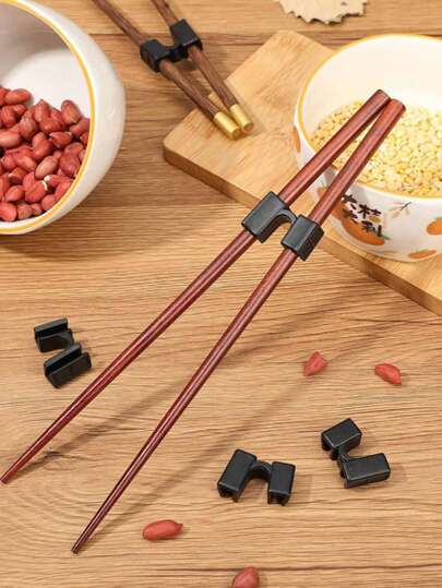 10pcs/2pcs Chopstick Correction Device, Adult Corrector Auxiliary Training Chopsticks, 6-12 Years Old, Adult Chopstick Correction Training Device, 2-Stage Learning Grip, Adult Chopstick Practice Corrector Auxiliary Training Chopsticks