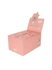 Pastel de castor rosa figurita de coche de dibujos animados lindo muñeco coreano regalo - Rosa - Ver 4