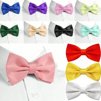 1 件可调节领结，900 针，男士领结，预系领结，适合派对男士领带